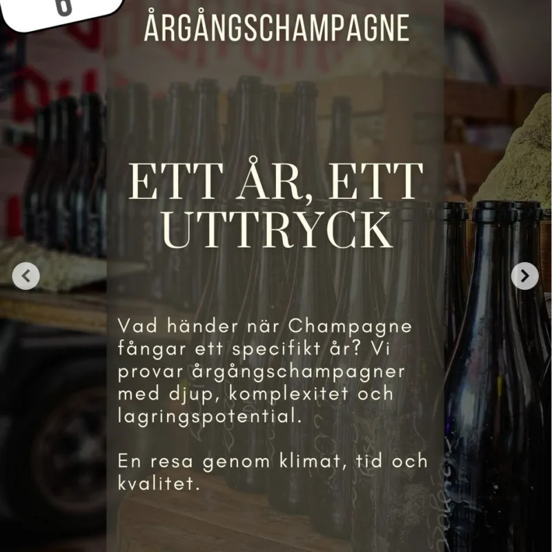 6 februari – Tema: Årgångschampagne