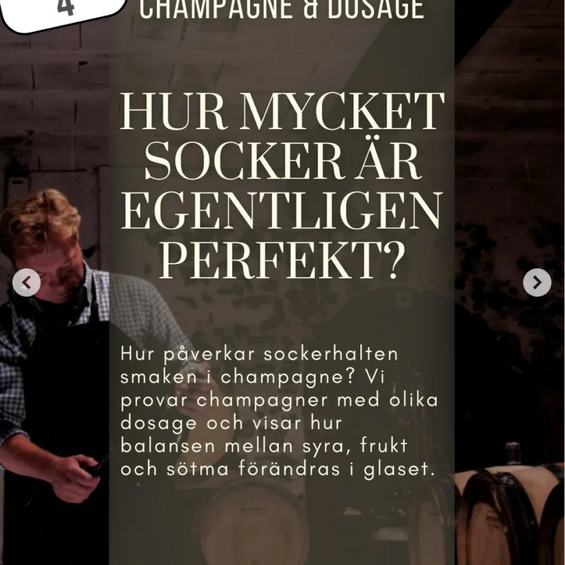 4 april – Tema: Champagne & dosage